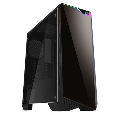 CABINET ITEK ITGCANX10E NOOXES X10 EVO - GAMING MIDDLE TOWER, 2XUSB3, TRASP SIDE PANEL - cod. 32.693