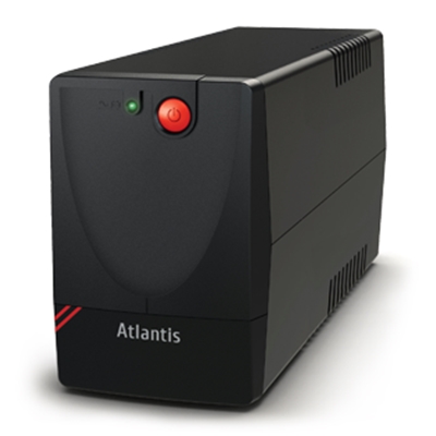 UPS ATLANTIS A03-X1500 1000VA/500W LINEINTERACTIVE UPS AVR (3 STEP) - BATT.12V 4,5AH-2 PRESE SCHUKO.- cod. 42.950