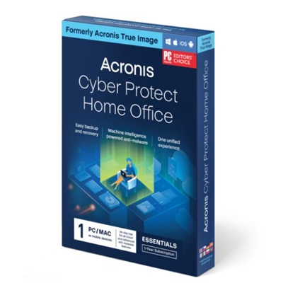 ACRONIS BOX CYBER PROTECT HOME OFFICE ESSENTIALS 1PC - 1 ANNO - SW BACKUP - HOEAA1EUS FINO:02/09 - cod. 59.164