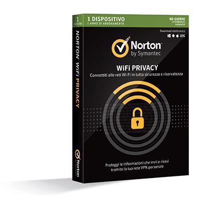 NORTON WIFI PRIVACY -- 1 DISPOSITIVO (21381428) X WINDOWS/MAC/ANDROID/IOS - cod. 59.270