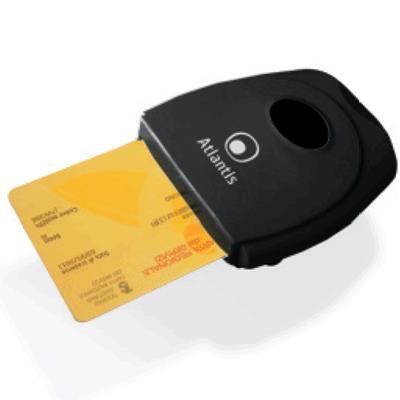 CARD READER X SMART CARD ATLANTIS P005-SMARTCR-U USB X HOMEBANKING/FIRMADIGITALE/ETC - EAN 8026974013206 -- cod. 81.358